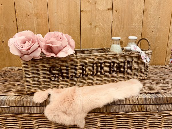 Rieten badkamermand Salle De Bain - Afbeelding 5