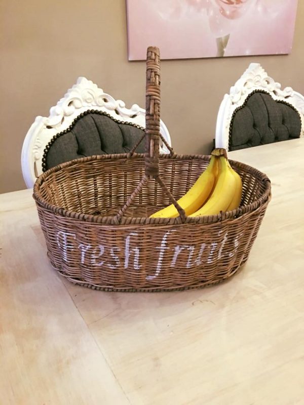 Rieten Fruitmand Fresh - Afbeelding 2