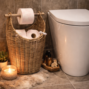 Rieten Toiletrolhouder