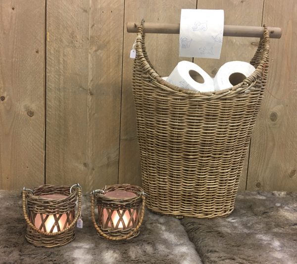 Rieten Toiletrol houder - Afbeelding 8
