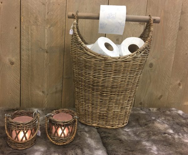 Rieten Toiletrol houder - Afbeelding 5