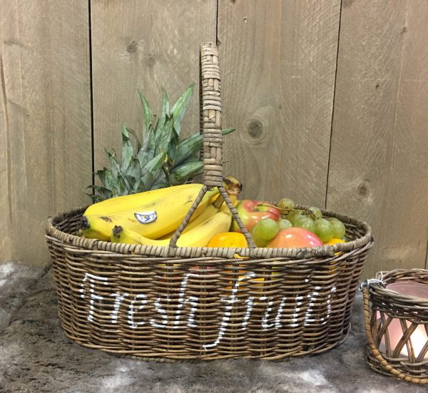 Rieten Fruitmand Fresh - Afbeelding 6