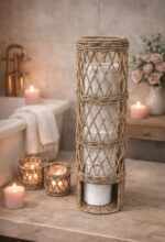 Reserverol Toilet houder riet