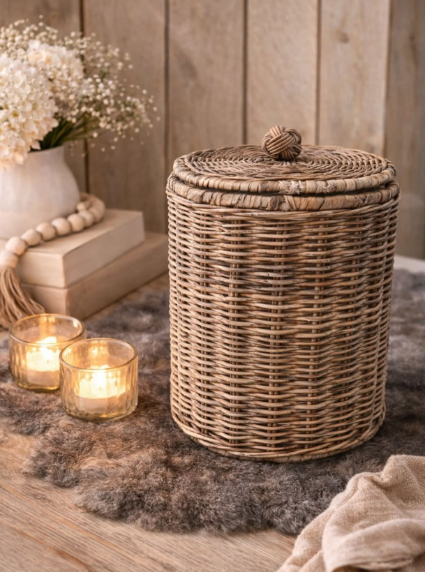 Rieten Voorraad Pot L