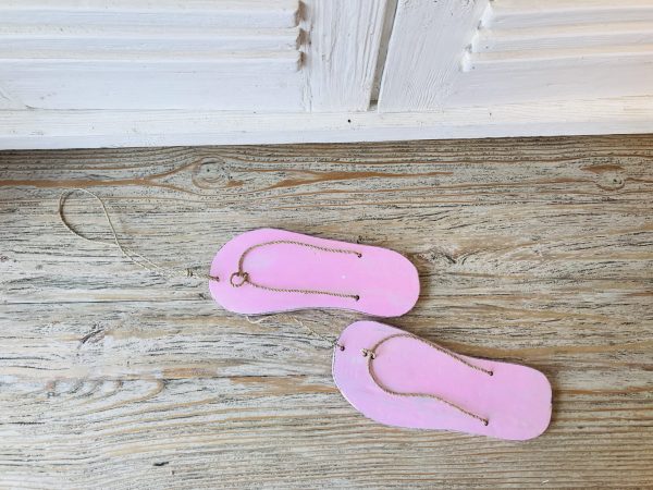 Houten Slippers Roze - Afbeelding 2
