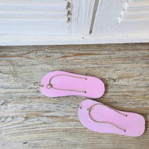 Houten Slippers Roze