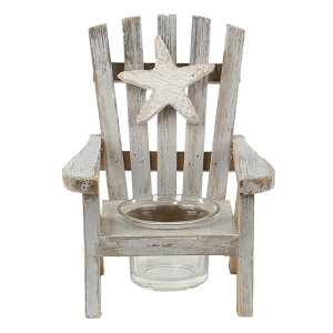 Strandstoel waxine hout