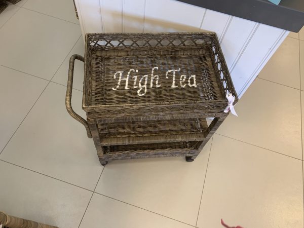 Rieten Thee Kar - Afbeelding 6
