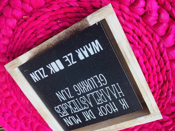 Houten onderzetters met tekst - Afbeelding 6