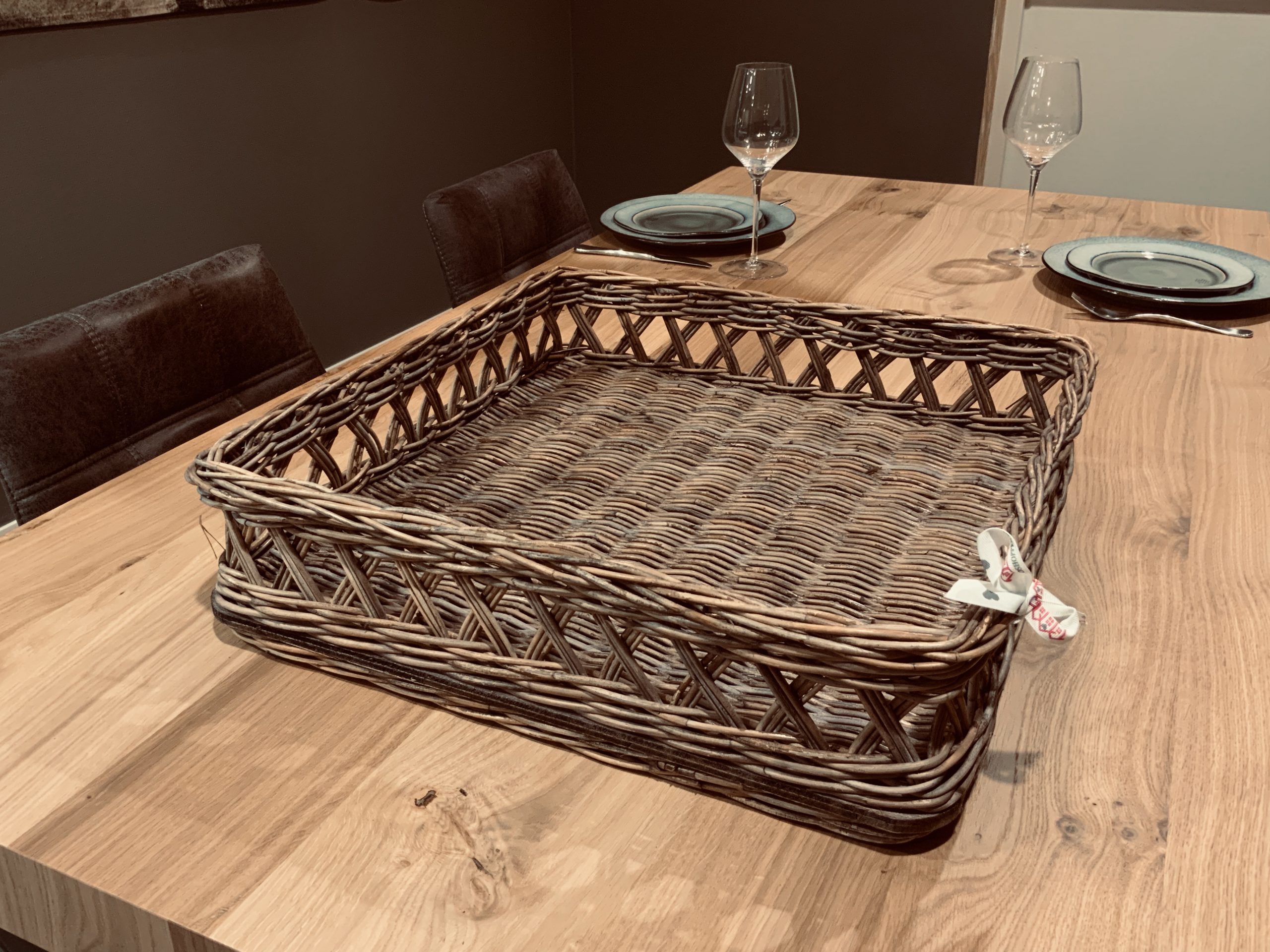 Rieten Dienblad 50 CM