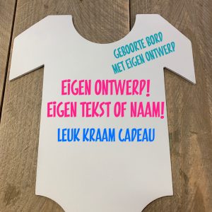 Romper Hout Eigen Tekst