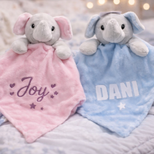 Knuffeldoekje Olifant met Naam