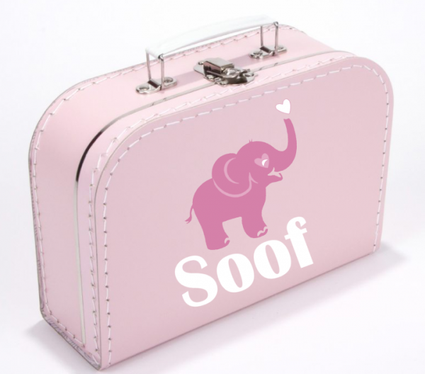Koffer Olifantje Roze