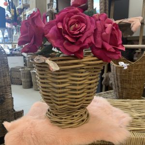 Rotan Bloemen mand