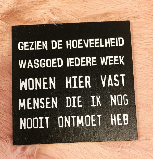 Houten onderzetters met tekst - Afbeelding 27