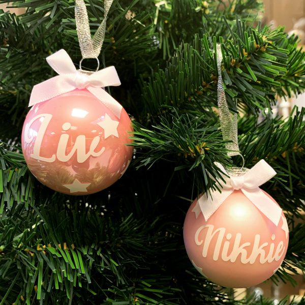 Kerstbal eigen tekst - Afbeelding 3