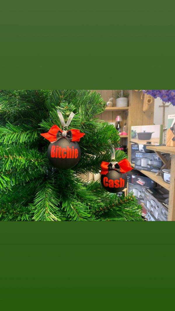 Kerstbal eigen tekst - Afbeelding 13