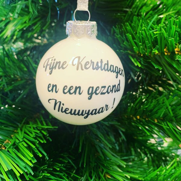 Kerstbal eigen tekst - Afbeelding 33