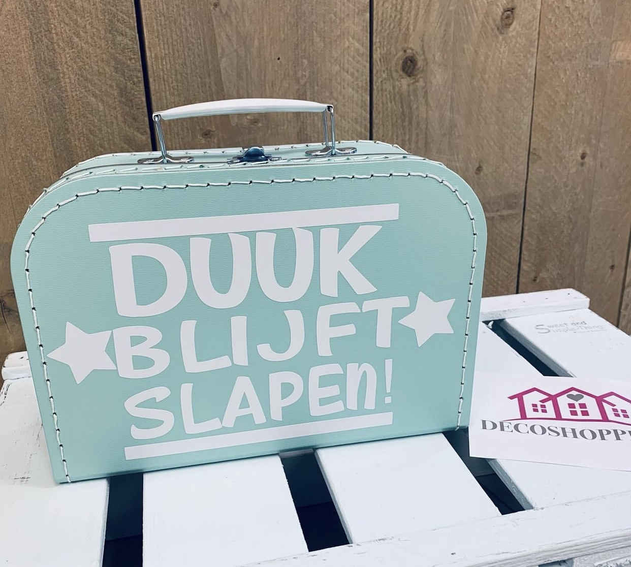 Afscheiden diefstal blad Koffer Blijft Slapen - Decoshoppen koffer Blijft Slapen