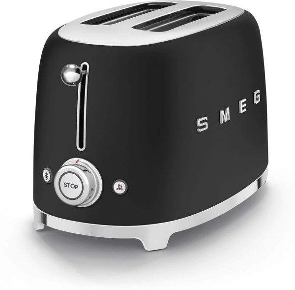 SMEG Broodrooster Mat zwart - Afbeelding 2