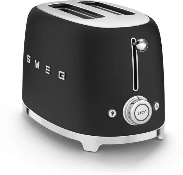 SMEG Broodrooster Mat zwart - Afbeelding 3