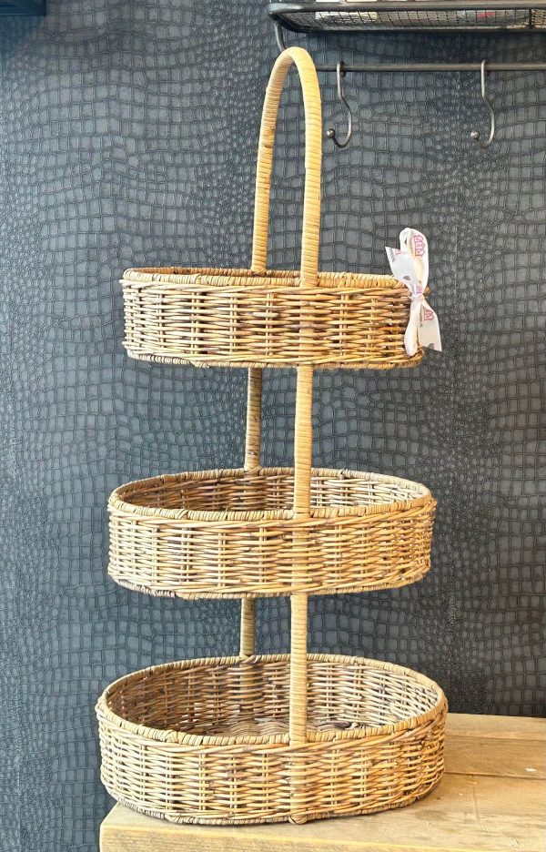Rieten etagère - Afbeelding 4