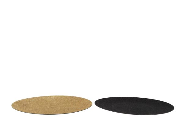 Decoratie Blad Glitter Zwart of Goud - Afbeelding 3