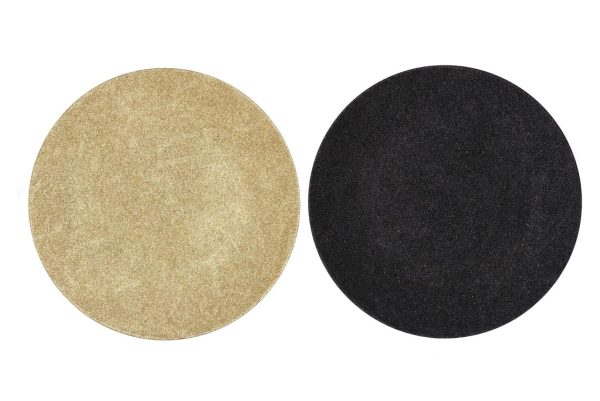 Decoratie Blad Glitter Zwart of Goud