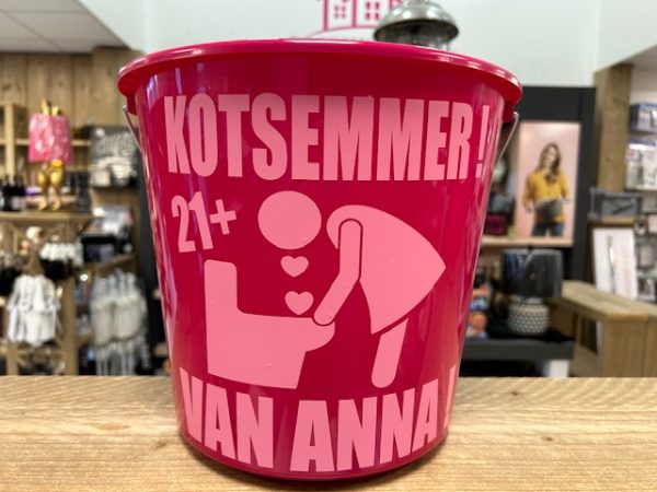 Kots Emmer vrouw met Naam - Afbeelding 2