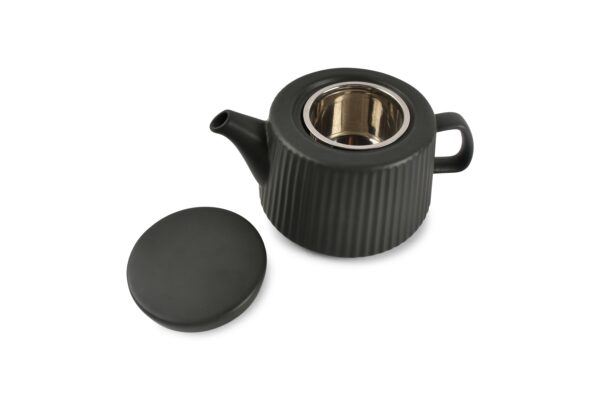Theepot met filter Grijs - Afbeelding 2