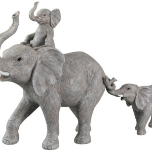 Olifant Staand Met Kind