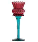 Theelicht op voet 22cm