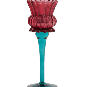 Theelicht op voet 22cm