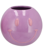 Smiley Vaas Paars
