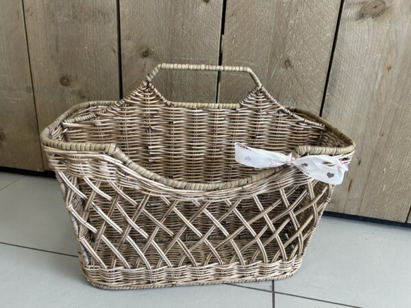 Rieten lectuurmand open weave - Afbeelding 2