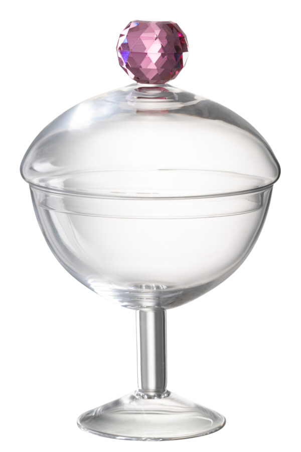 Voorraadpot Diamant L Roze - Afbeelding 2