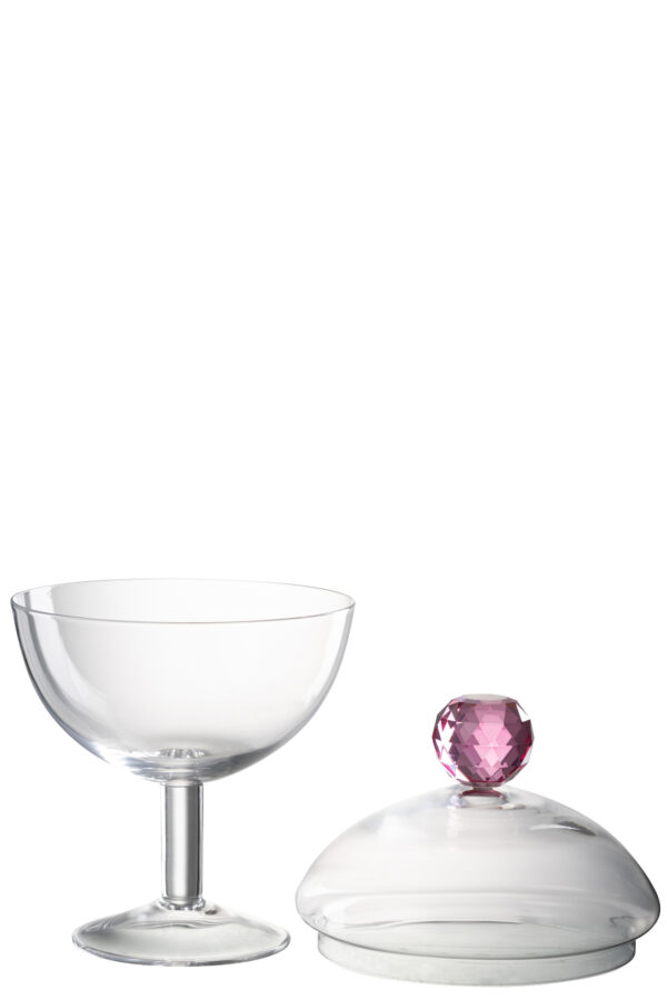 Voorraadpot Diamant L Roze - Afbeelding 3