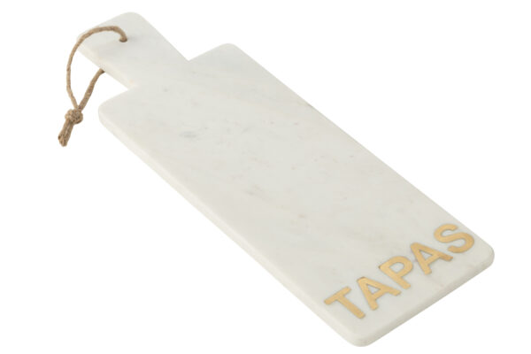 Tapas Plank Marmer Wit 