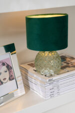 Tafellamp Glas LED Licht groen