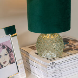 Tafellamp Glas LED Licht groen