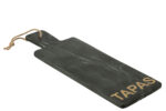 Tapas Plank Marmer Zwart