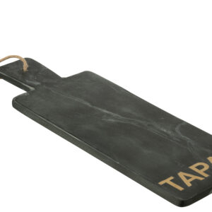 Tapas Plank Marmer Zwart