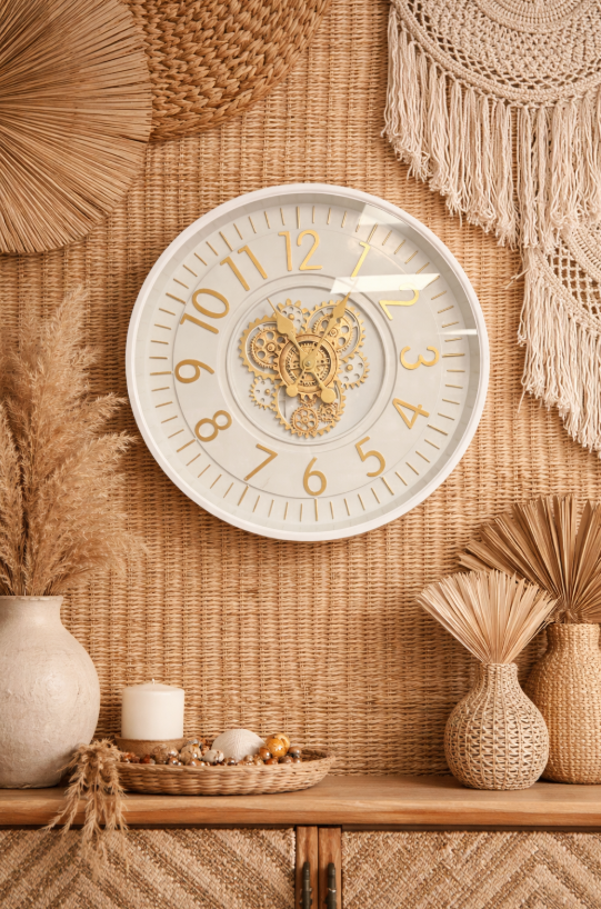 Wandklok Badia White 53 cm