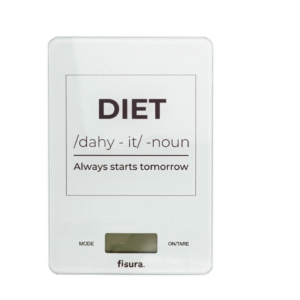 Fisura keukenweegschaal Diet Always Starts Tomorrow