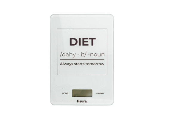 Fisura keukenweegschaal Diet Always Starts Tomorrow