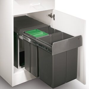 WESCO® Profiline Trio-Master® 410 S/400-3, met bio-deksel, antraciet