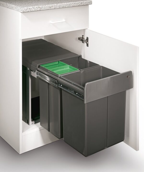 WESCO® Profiline Trio-Master® 410 S/400-3, met bio-deksel, antraciet