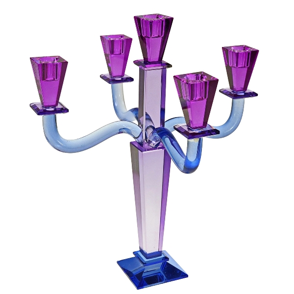 Kandelaar Paars - Afbeelding 2