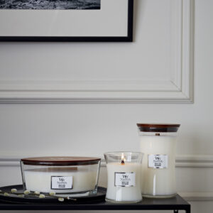 WoodWick White Teak Medium Candle