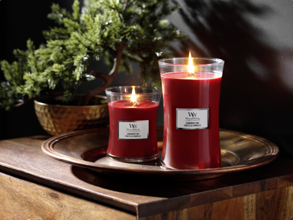 WoodWick Cinnamon Chai Medium Candle - Afbeelding 3